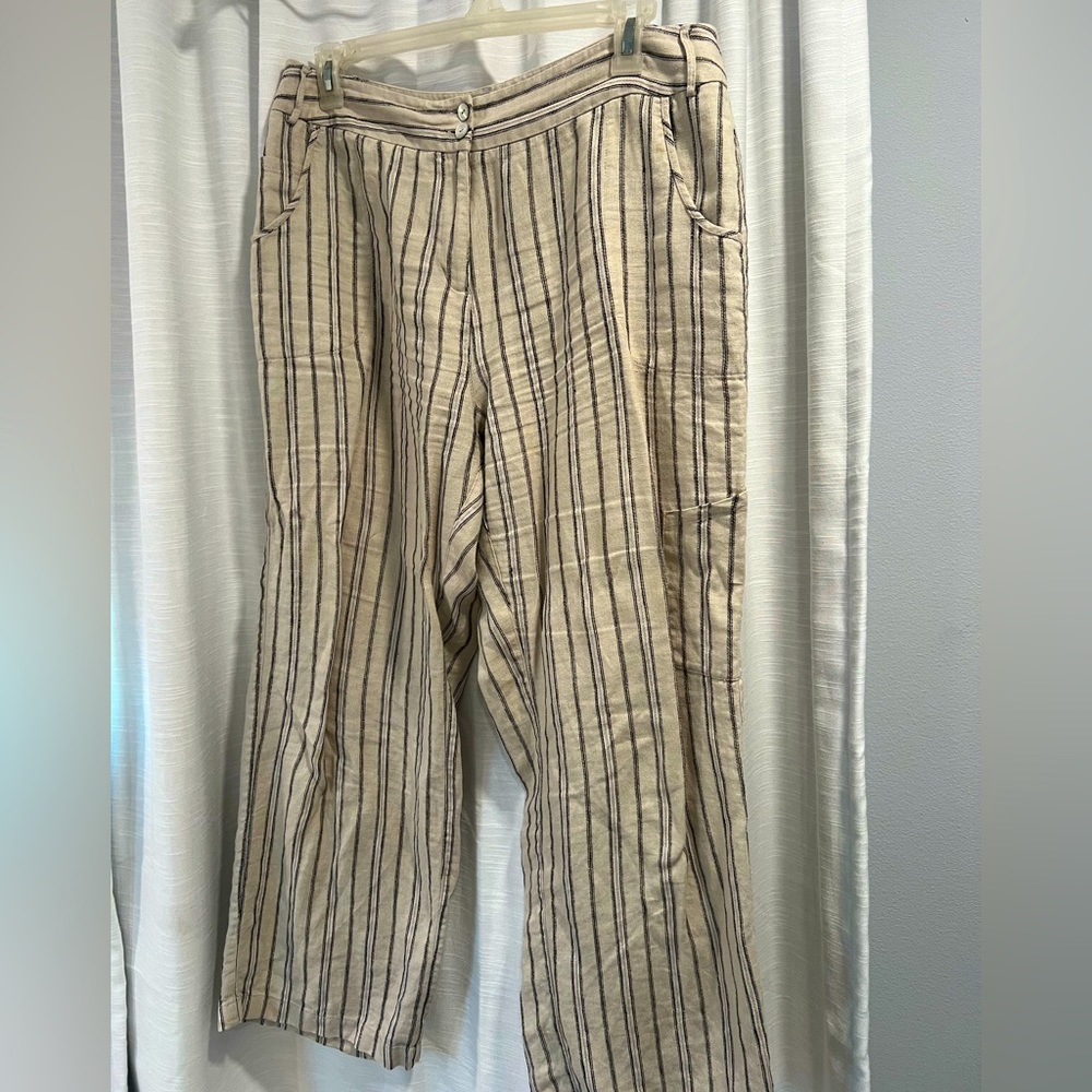 Chico Striped Linen Pants